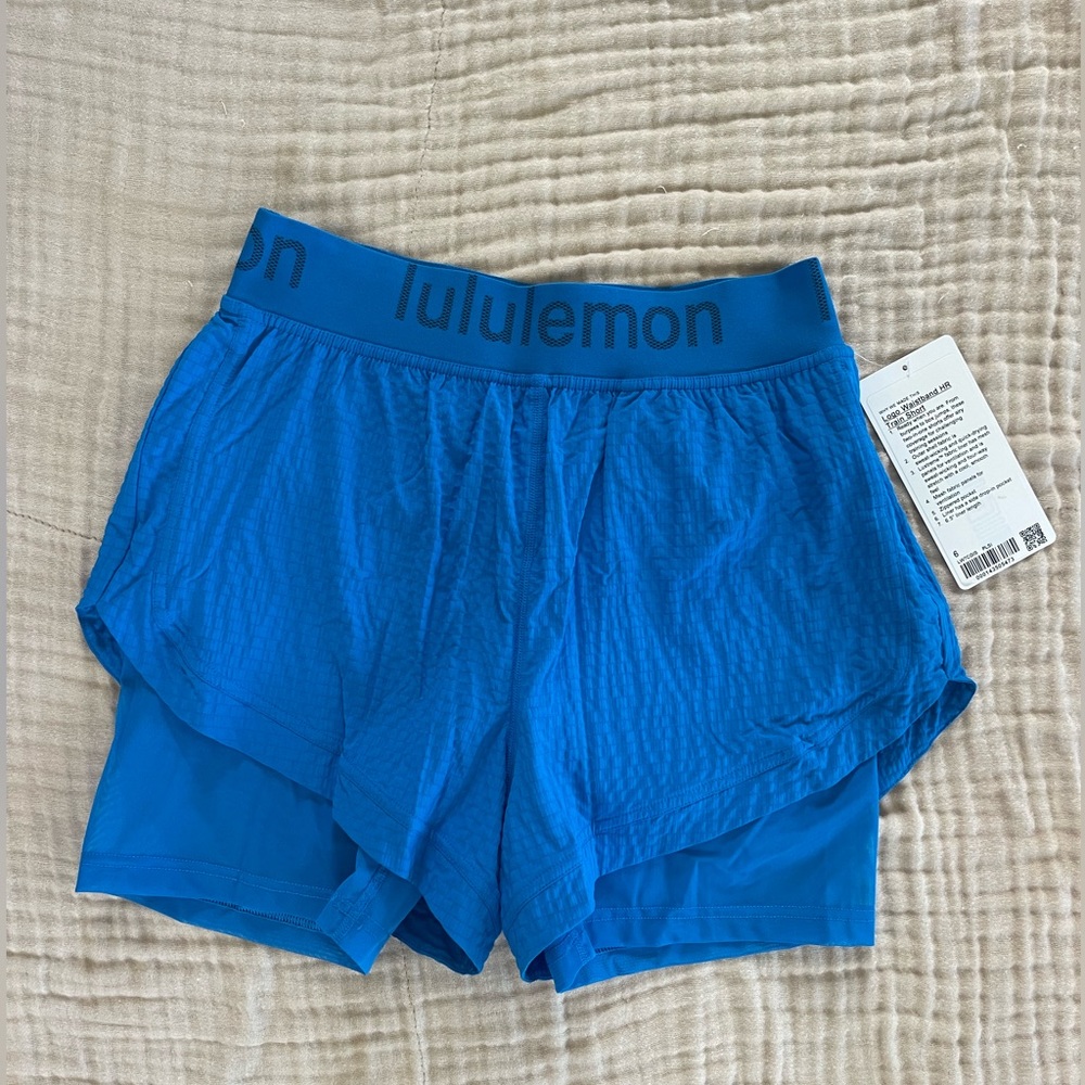 Lululemon Logo Waistband High-Rise Training Short